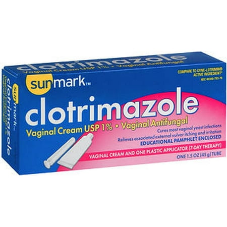 Sunmark Clotrimazole Vaginal Antifungal Cream - 1.5 oz - Walmart.com