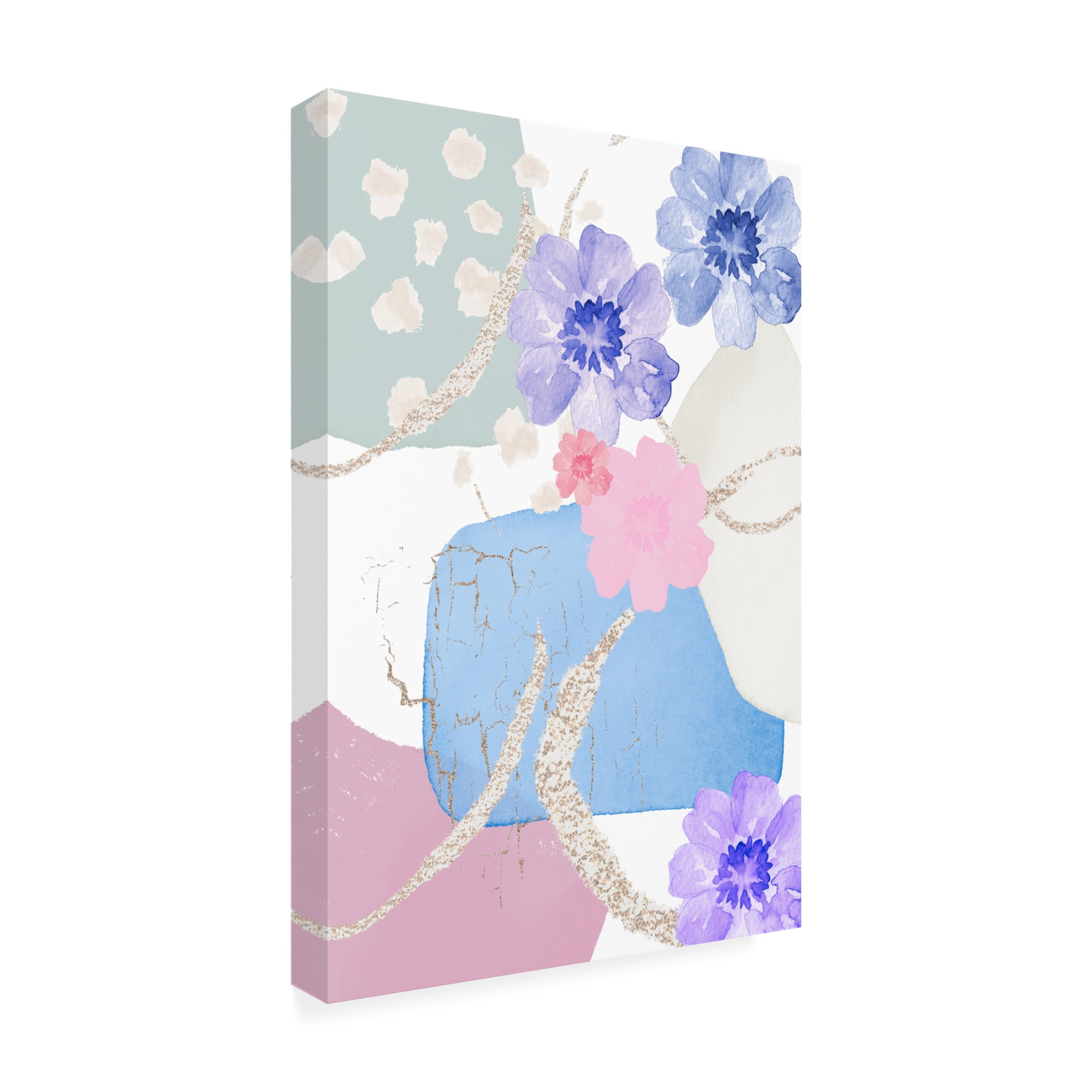 Trademark Fine Art Sally Ann Moss pretty pastels2 Canvas Wall Art