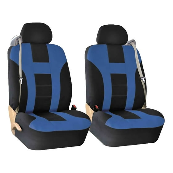 Premium Black Front Seat Covers For Suvs Pick Up Trucks With Built In Belts
