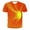 Orange, variant on Men Summer Tops Dark Long Sleeve Shirt Men Running Clothes Shirt Long Sleeve Synthetic Chicken T Summer Top Cute Tops Short Workout Shirts for Casual Red S