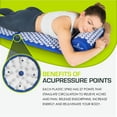 thumbnail image 6 of ProsourceFit Acupressure Mat and Pillow Set for Back/Neck Pain Relief and Muscle Relaxation, 6 of 6