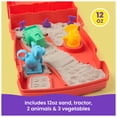 thumbnail image 6 of Kinetic Sand, Sandy Farm Set with 12oz Play Sand, 6 Tools & Molds, Reusable Case, 6 of 10