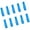 Blue, variant on YIEMEEN 10Pcs Quick Piercing Connector Low Voltages Wire Connector Crimp Wiring Terminal