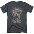 thumbnail image 1 of Batman and Robin Classic Duo Men's T-Shirt-Small, 1 of 2