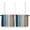 Woodthh3333, variant on 24 Inch Long Tier Curtains for Kitchen, Retro Farmhouse Blue and Brown Ombre Wood Grain Bathroom Window Curtains Rod Pocket Short Curtains Window Treatment Tiers for Living Room Farmhouse 2 Panels
