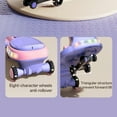 thumbnail image 5 of iRerts 12V Electric Wiggle Car for Kids with Pedal, Powered Ride on Toys for Toddlers, 2 in 1 Drifting Swing Car with Bluetooth, Anti-Rollover, Flashing Wheels, for Ages 3+ Gifts, Purple, 5 of 10