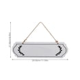 thumbnail image 2 of WHAMVOX Blank Wood Ornament White Wooden Sign Jute Rope Nordic Minimalist 1Pack, 2 of 8