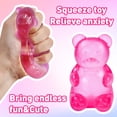 thumbnail image 2 of Gummy Bear Squishy - Taba Stress Bear Squishy Balls,Maltose Bear & Sugar Ball Designs,Gummy Filled Squeeze Bear Squishy Sugar Ball, Slow Rising Squishy Stress Balls,Spring Easter Basket Stuffers, 2 of 8