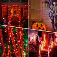 thumbnail image 4 of Luces de Halloween Weillsnow, color naranja, 20 m, 200 LED, resistentes al agua, 4 of 9