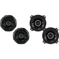 Kicker DSC50 5.25-Inch (130mm) Coaxial Speakers w/ 43DSC404 4" Coaxial Bundle
