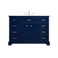 thumbnail image 3 of 48 inch single bathroom vanity in Blue, 3 of 8