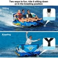 thumbnail image 7 of Leader Accessories  3-Person Waterskiing Towables Inflatable Tube for Boating,Blue, 7 of 7
