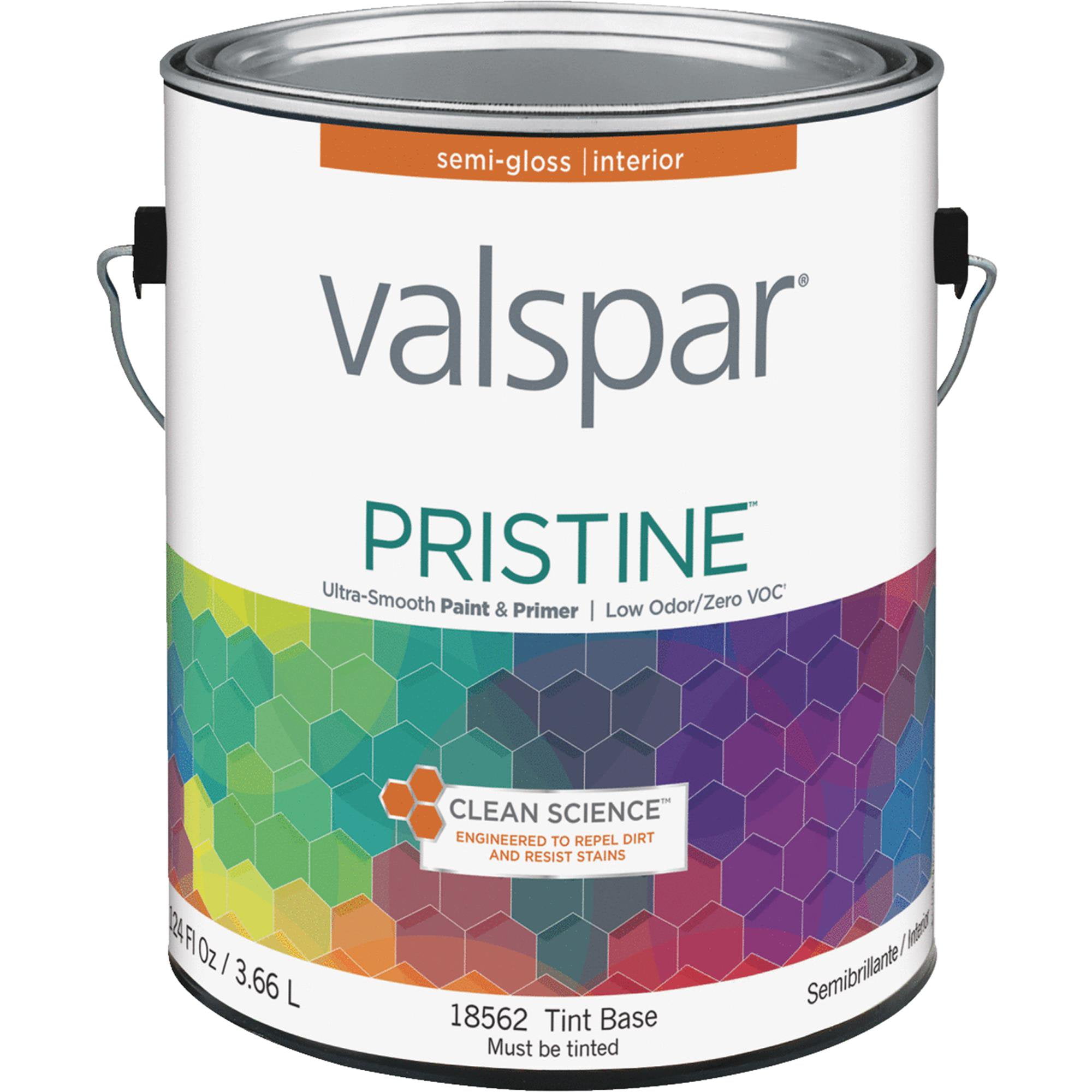 Valspar Pristine 100 Acrylic Paint &amp; Primer SemiGloss