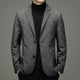 thumbnail image 4 of Traje casual para hombre, primavera y otoño, abrigo de invierno, traje de negocios para jóvenes y de mediana edad, traje pequeño, moda formal superior, 4 of 5