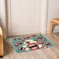 thumbnail image 6 of Tooth Polyester Non-Slip Machine Washable Indoor Rug Floor Mat Chair Rug, 6 of 6