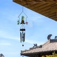 thumbnail image 1 of Lámpara de campana de viento Eficiencia Tubo de hierro Impermeable solar Hecho a mano dioso Relajación profunda para el Macarena Campanas de viento, 1 of 8