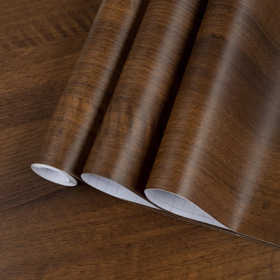 Abyssaly Peel and Stick Wallpaper 15.7 in×118.1 in Modern Wall Paper Wood Self-Adhesive Removable Wallpaper