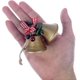 thumbnail image 3 of campanas navideñas rojas, adornos colgantes de metal para árbol de Navidad, decoración navideña., 3 of 4