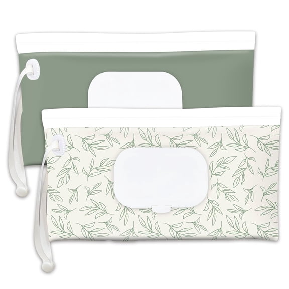 Dispensador de toallitas para bebés Cephira Portable Sage para viajes