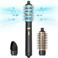 thumbnail image 2 of 3-in-1 Hot Air Brush Kit, Professional Hair Dryer & Volumizer Set with 3 Interchangeable Heads for Salon-Style Blowouts, Smoothing, and Curling, 2 of 17