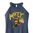 thumbnail image 3 of Teenage Mutant Ninja Turtles: Mutant Mayhem - Michelangelo AKA Mikey - Pizza Rules - Juniors High Neck Tank Top, 3 of 5