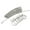 Silver, variant on Teissuly Stainless Steel Ring Gauges Finger Sizer Measuring Ring Tool, Size 1-13 with Half Size,27 Pcs