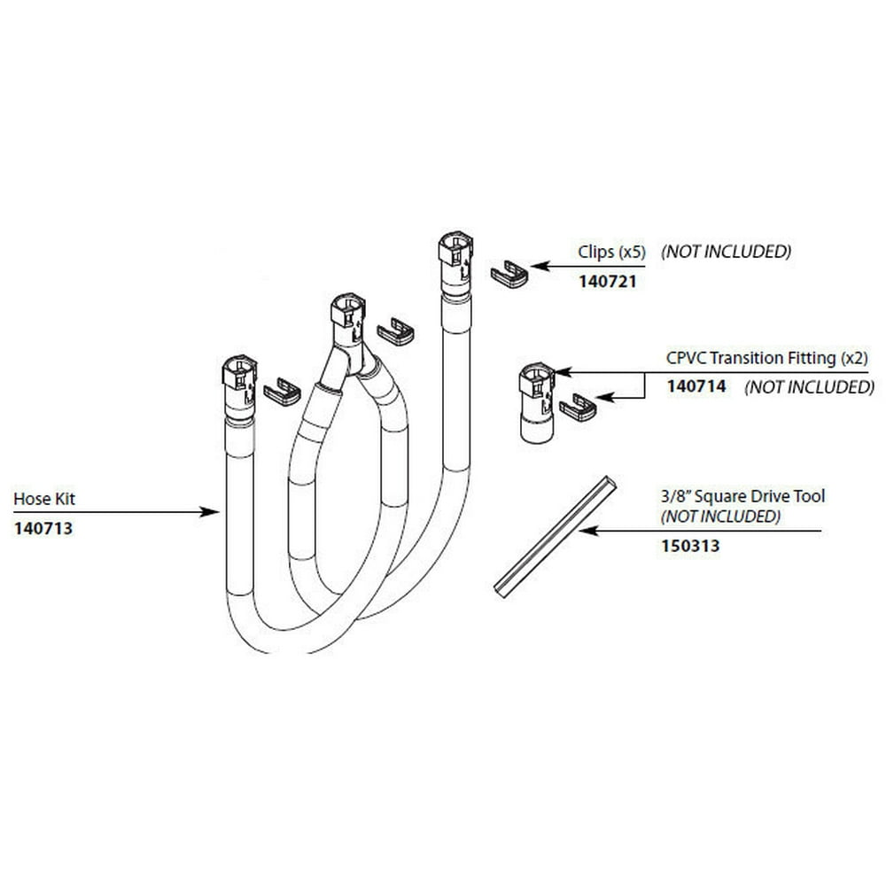 Moen 140713 QuickConnect Hose Kit