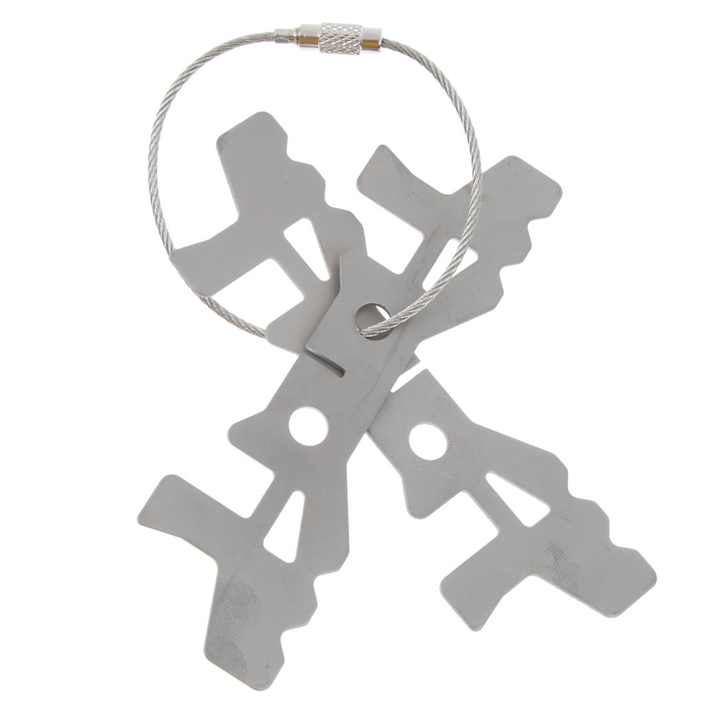 Stainless Steel Alcohol Stove Cross Stand - Mini Camping Stove Rack Support For Outdoor Cooking