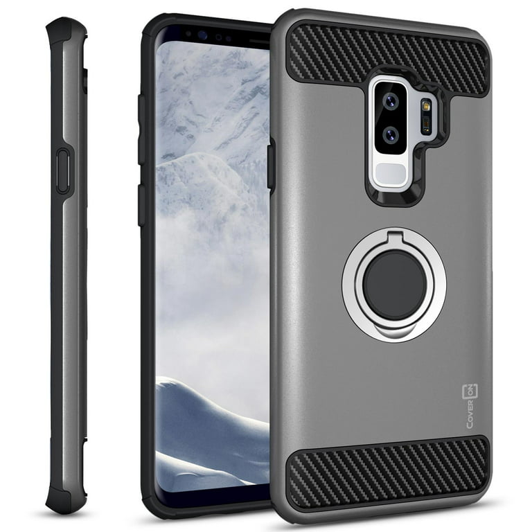 For Samsung Galaxy S9/S9 Plus Case Ring Stand Phone Cover with