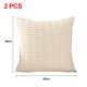 thumbnail image 2 of 2 fundas de almohada decorativas para sofá cama, sala de estar, funda de cojín cuadrada, funda de almohada de pana a rayas de estilo bohemio para decoración del hogar, 2 of 5