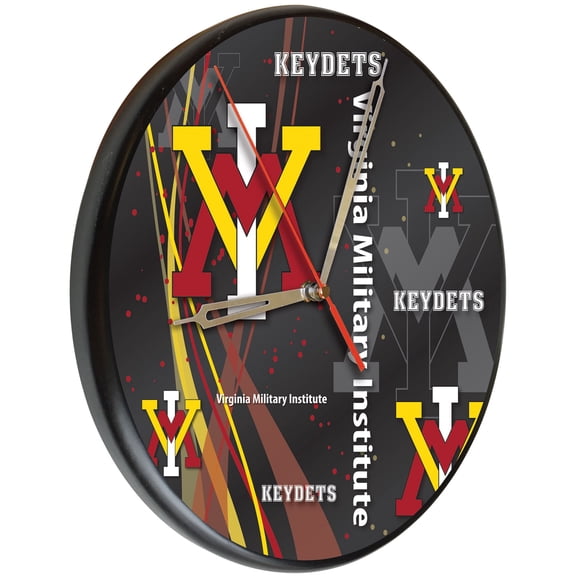 Virginia Military Institute 13" Solid Wood Clock