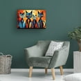 thumbnail image 4 of Canvas Wall Art - Ray Heere 'Colorful Cat 4' Wall Art for Living Room, Bedroom, or Office Décor by Trademark Fine Art - 19 x 12 Inches, 4 of 4