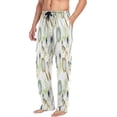 thumbnail image 4 of Vintageflowers and Butterflies Men's Pajama Pants Lightweight Sleepwear Bottom Lounge Pants, 4 of 6