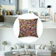 thumbnail image 5 of World Flags of The Countries of The World, Cute International Throw Pillowcase, White, 5 of 7
