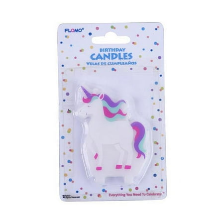 DDI 2340339 Single Unicorn Shaped Candle, White - Case of 36