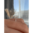 thumbnail image 3 of ESTE ORIGIN 2.00Ct Marquise Moissanite Solitaire Ring with Hidden Halo – 6-Claw Cathedral in 14K Yellow Gold for Women, 3 of 8