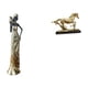 thumbnail image 1 of Escultura De Mujer Tribal Africana, Figura Artística Coleccionable, Adorno De Mujer, Estatua Decorativa Ligera, Estatua De Caballo Africano Para Escritorio, Estantería, Muebles De Sala,, 1 of 8
