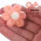 thumbnail image 3 of BESTYASH 10Ud De Parche Flor De Hilo Rosa Para Y Reparación, 3 of 8