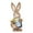 C, variant on NSESSHome Easter Bunny Figurines Tabletop Spring Decor, Rustic Straw Bunny, Rabbit Statues Ornaments for Table Home Office Kitchen Farmhouse Decorations 5.9"