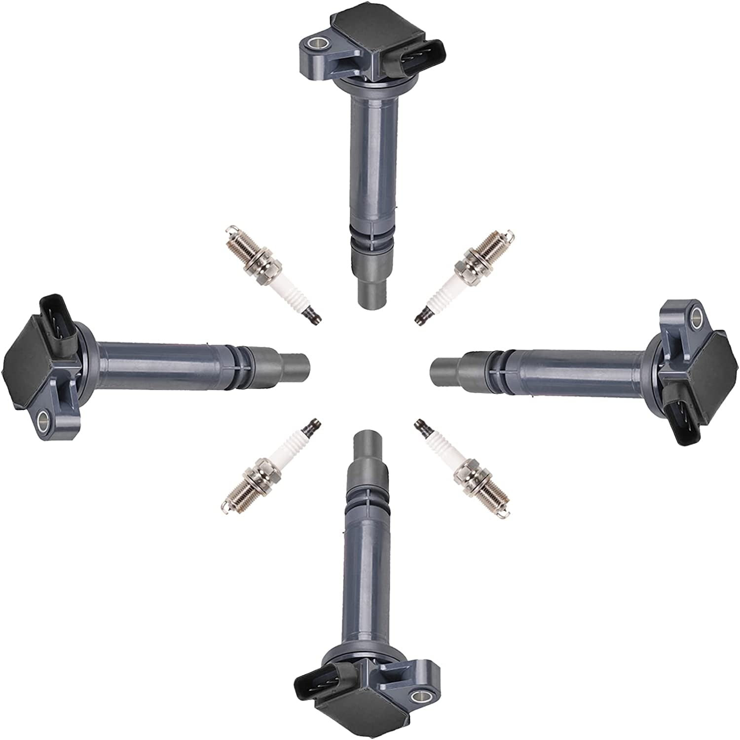 Yoshi Motors Ignition Coil and Spark Plug Replacement For Pontiac ...