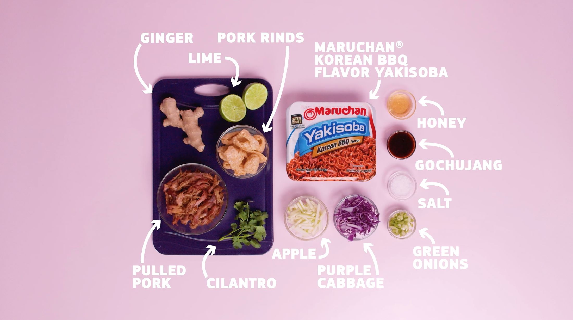 (8 pack) Maruchan Yakisoba Korean BBQ Flavor Noodles, 4.12 oz Shelf Stable Package