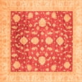 thumbnail image 1 of Ahgly Company Indoor Square Oriental Orange Traditional Area Rugs, 3' Square, 1 of 4