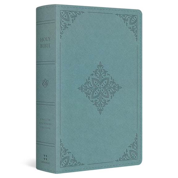 ESV Single Column Heritage Bible (Trutone, Paris Sky, Fleur-De-Lis Design), (Hardcover)