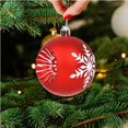 thumbnail image 2 of KOYPTL 6pcs 3.5In Christmas Ball Ornaments Set,Shatterproof Sunflower Christmas Tree Decorations Hanging Ball,Christmas Pendant for Holiday Wedding Party Christmas Baubles Decorations, 2 of 5