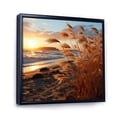 thumbnail image 2 of Designart "Sunrise Breeze on the Beach III" Nautical & Beach Floater Framed Canvas Wall Art, 2 of 7