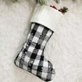 thumbnail image 4 of 18 Inch Knitted Christmas Stockings Decorations Gift Bag for Family Holiday Xmas, 4 of 6