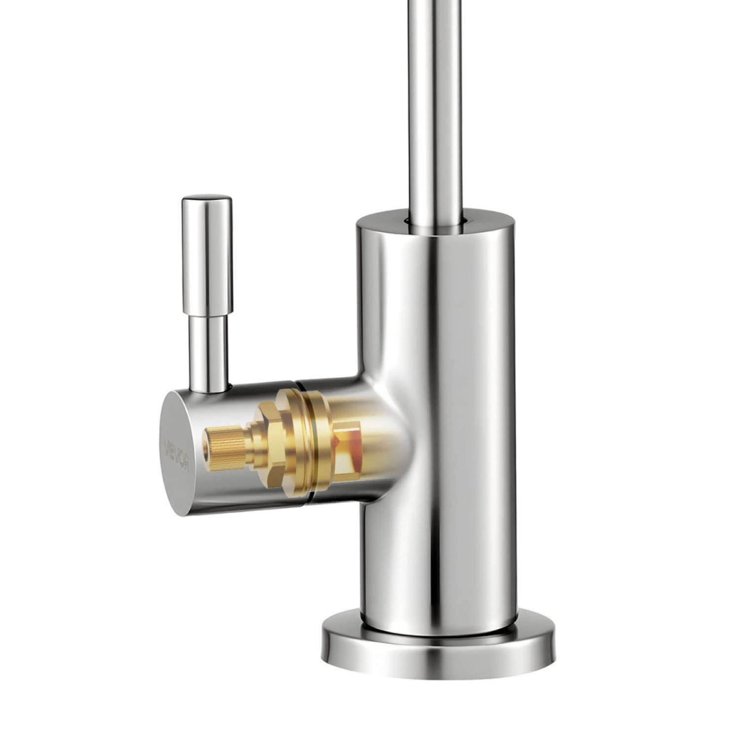 FENGFAN Lead-Free Stainless Steel RO Water Faucet Brushed Nickel for Kitchen Sink Cafe, 1 Pack