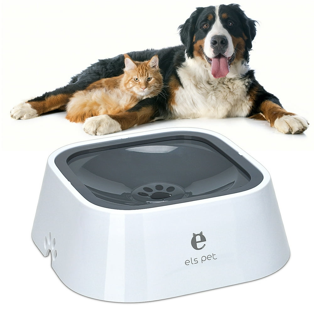 50oz Pet Automatic Water Bowl Lychee NoSpill AntiOverflow SlowDown Dog Cat Water Bowl (1.5L
