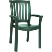 Compamia Sunshine Resin Patio Dining Arm Chair in Green (Set of 2)