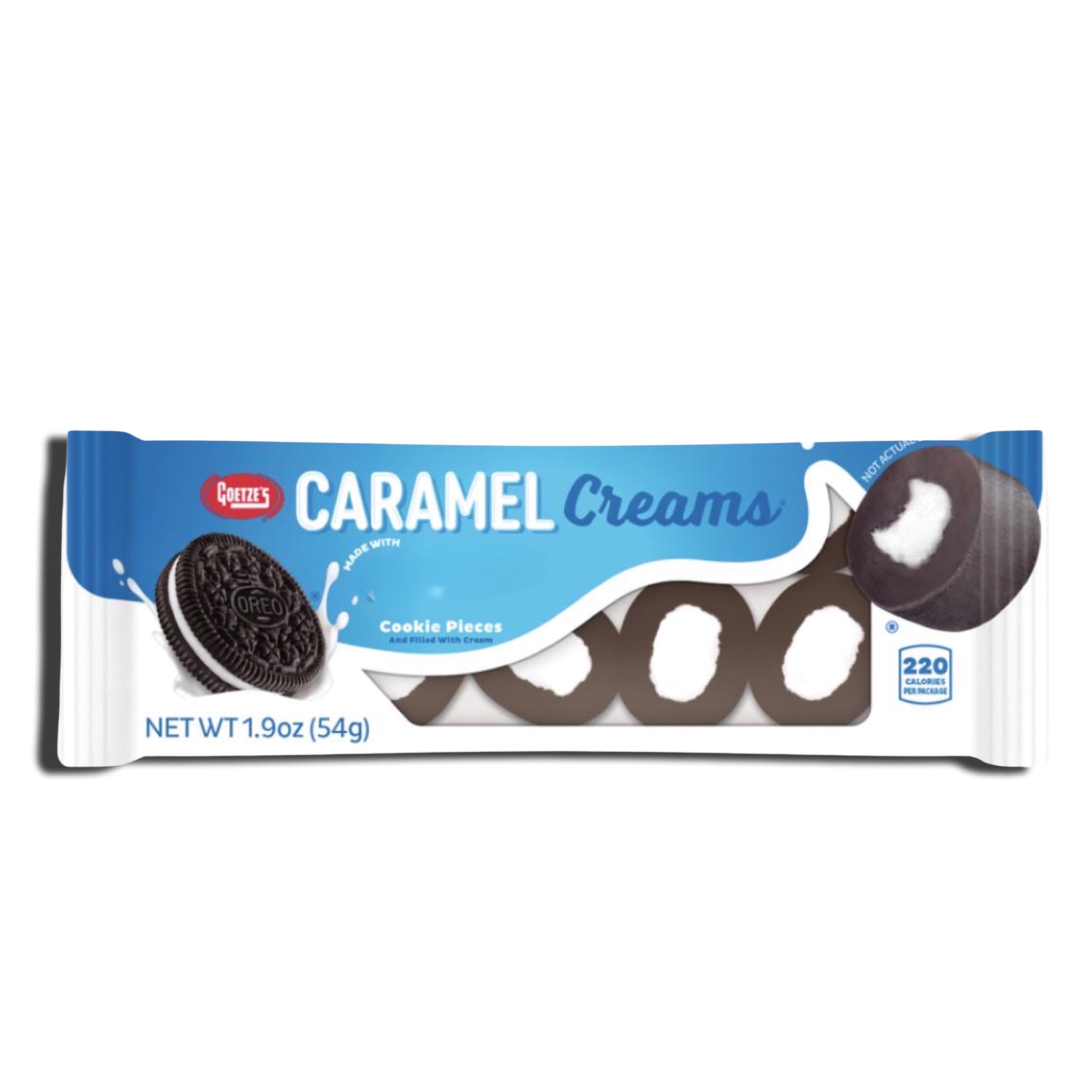Goetze's Caramel Creams with Cookie Crumble 1.9 Ounce 20 Count